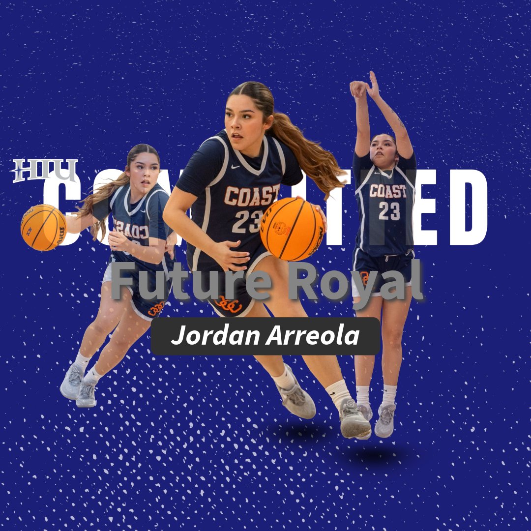 Welcome future Royal Jordan Arreola!!! Alumni of Orange Coast College, Jordan is capable of getting to the rim and shooting from around the perimeter. Can’t wait to get at it💙🤍💙
.
.
#FutureRoyal #HIUWBB