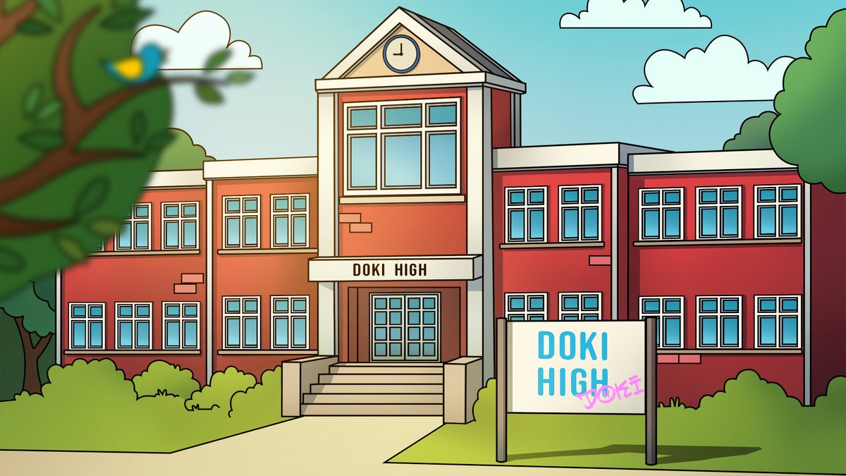 🏫 Welcome to Doki High!✨

Class is now in session. Dokis, please make your way to your first period! 

#DokiHigh #HighSchoolLife #Animation