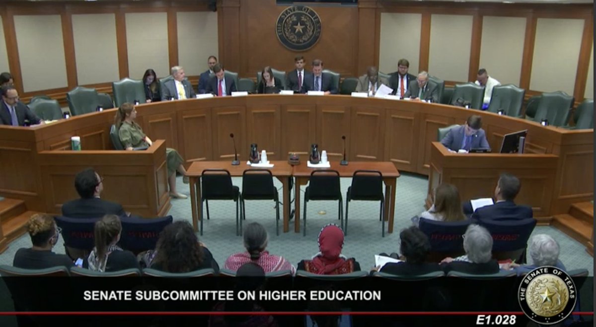 Friends, yesterday's testimony @ the Texas State Capitol was phenomenal and overwhelmingly, if not exclusively, opposed to #SB17 alongside vehement opposition to recent shameful violations of free speech on college campuses. #Txlege #txed #DEI #SB17 tlcsenate.granicus.com/MediaPlayer.ph…