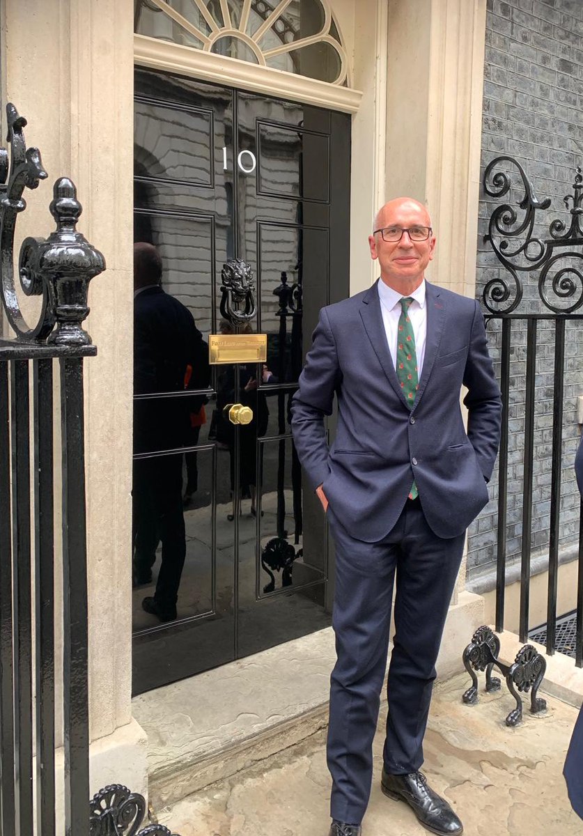 Our CEO Jack Ward at Downing Street yesterday for the Farm to Fork Summit. #britishgrowers #farmtofork #representationmatters