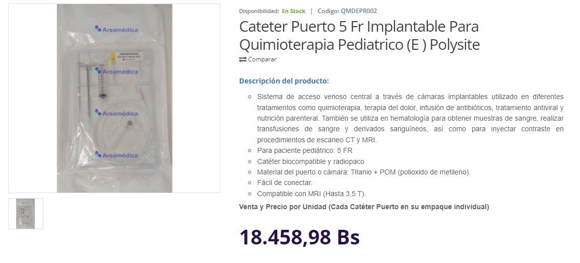 URGENTE buscamos catéter 4fr para Belger Luciani Salcedo, bebé de 1 mes diagnosticado con retinoblastoma, el único que hemos encontrado es 5Fr y cuesta $510. Es para poder colocarle la quimioterapia.
Por favor, ayúdenme con este bebecito, heredó el cáncer de la mamá, pero está a