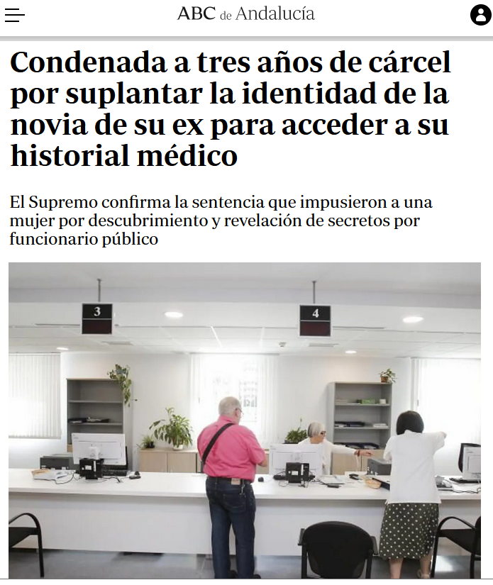 FundaHOM's tweet photo. ·La mujer aprovechó su cargo en la administración pública para obtener información privada de la nueva novia de su ex, como que estaba embarazada

·Luego utilizó esa información para echársela en cara al hombre, y fue cuando se dieron cuenta de lo que había hecho.

·Ha sido condenada a 3 años por suplantación de identidad.
https://t.co/GAOTqEgbQh