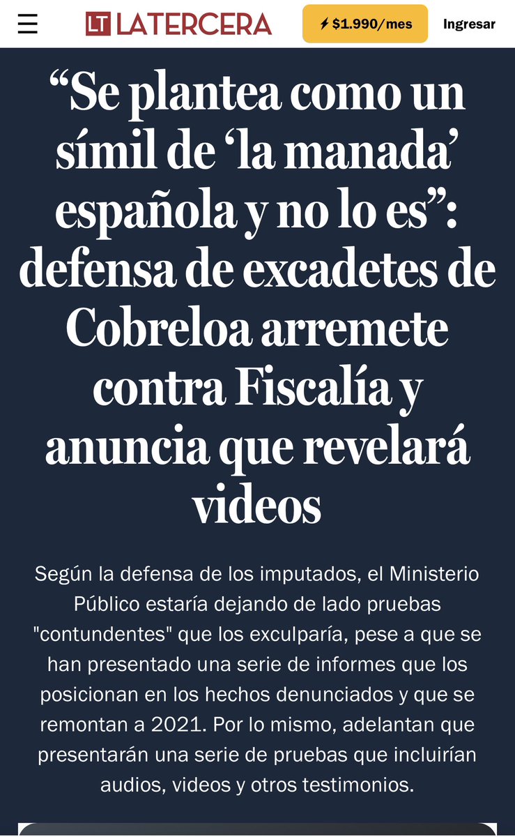 🟠⚽️ Me sorprende que en un caso tan brutal y sensible como este se hable de presión mediática. Partiendo de la base en que no se formalizó la investigación de oficio, luego, un cadete del mismo plantel reconoce los hechos en un medio de comunicación y finalmente luego de 2 años