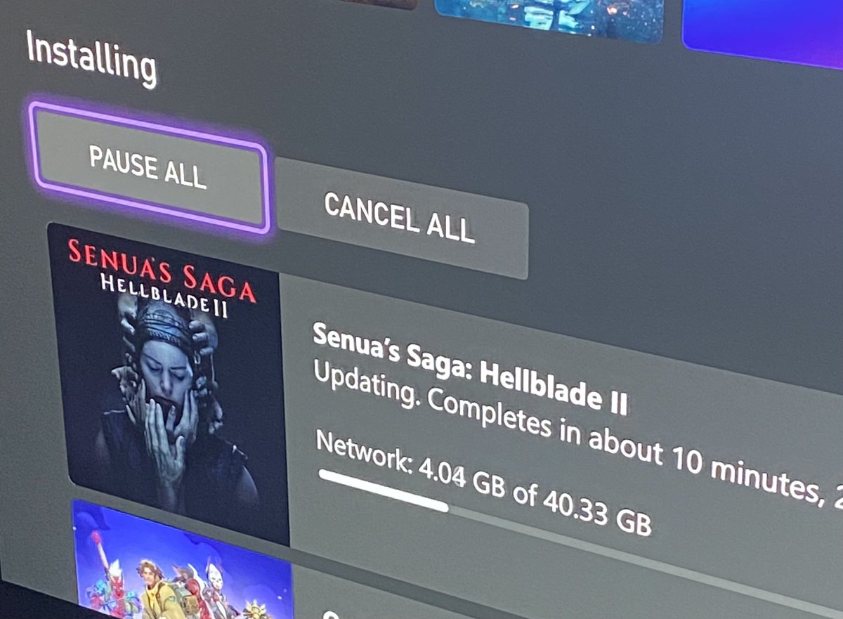التحميل المسبق للعبة #Hellblade2 بدء الآن بحجم 40.33GB على السيريس اكس