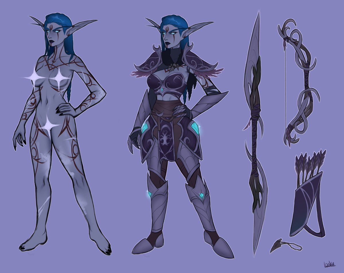 by_Lashir's tweet photo. Character sheet for my sentinal oc Morave ππ
#worldofwarcraft #oc #nightelf #huntress #sentinal #conceptart https://t.co/QQaGURJWR1