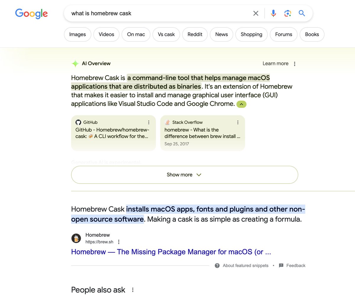 erikweibust's tweet image. The AI Overlords are taking over... I got my first #AIOverview response from Google. Is this the end of #SEOOptimization? Will you be able to AI optimize your site/content?