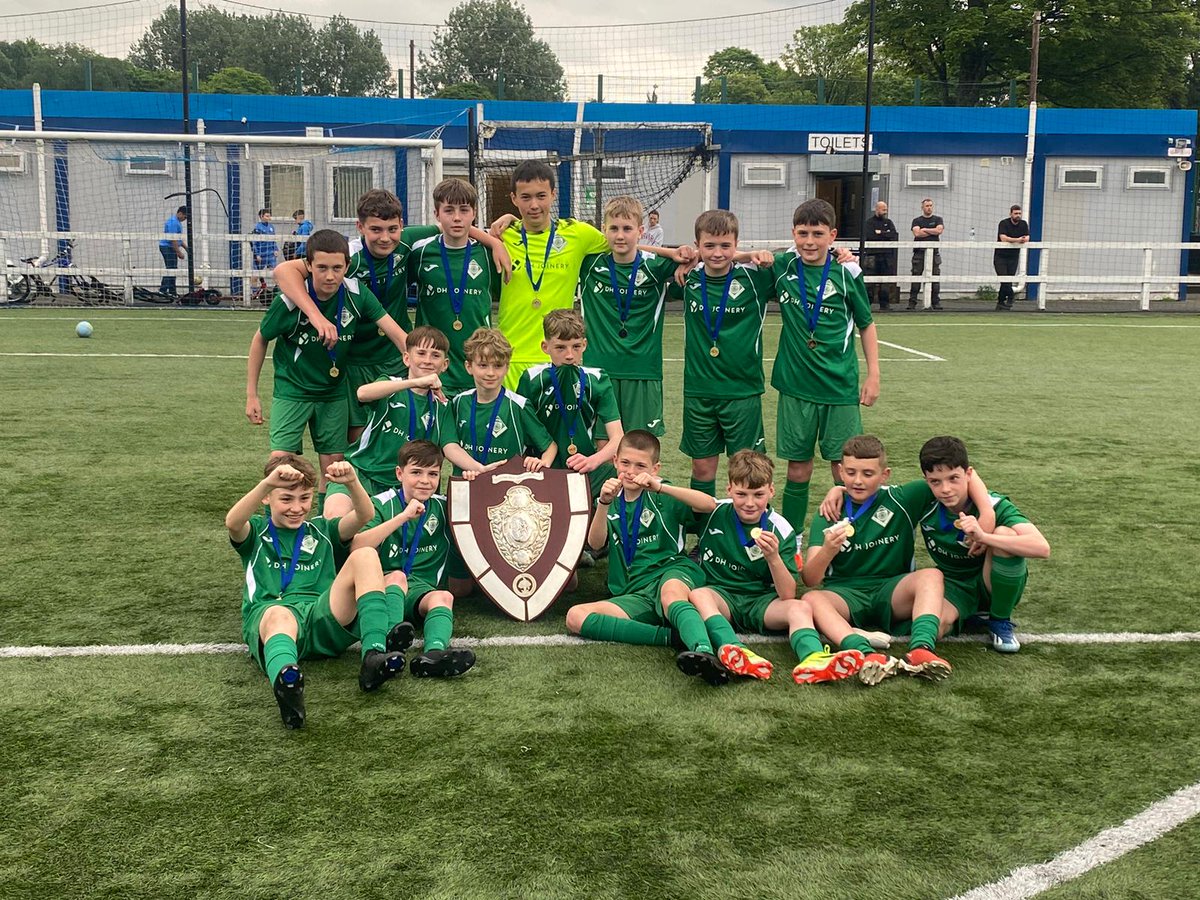 Congratulations to our U13’s football team who have won the Glasgow Schools League Championship. Commiserations to @HolyroodSec for a great match. Bursting with pride tonight!!!!!! #TEAMOLSP