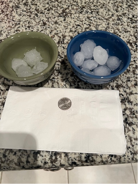 Check out this hail in Micco! A viewer in Brevard County sent over this photo from a severe warned storm moving through southern Brevard. @NWSMelbourne