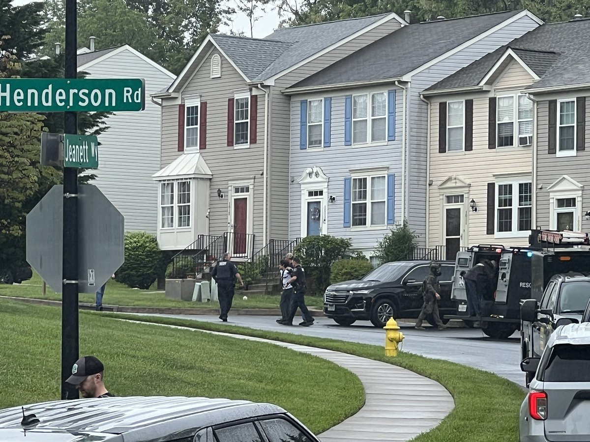 The SWAT Team just brought an individual out the front door <a href="/WMAR2News/">WMAR-2 News</a>