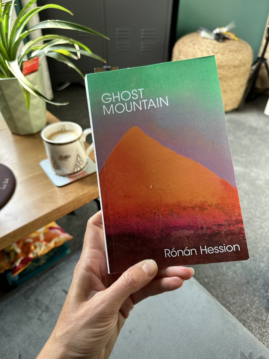 A little pre-night shift reading. I started #GhostMountain yesterday and I already feel that, yet again, @MumblinDeafRo is going to have another triumph here! It’s out on 23 May from @Ofmooseandmen 💚🧡