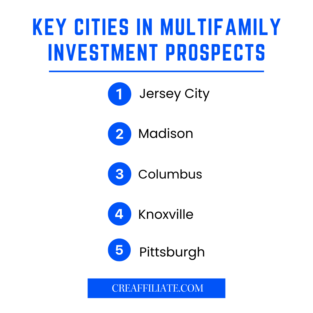 🏘️ Exploring top cities for multifamily investment? Here are the top 5 to watch! From Jersey City to Pittsburgh, each offers unique opportunities for growth and ROI. #RealEstateInvesting #MultifamilyHomes #InvestmentOpportunities