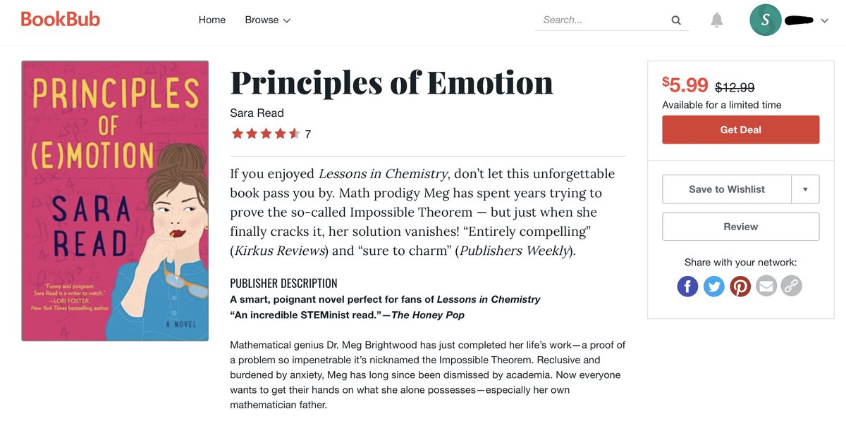 Woot! Principles of (E)motion e-book is on sale! $5.99 through #BookBub