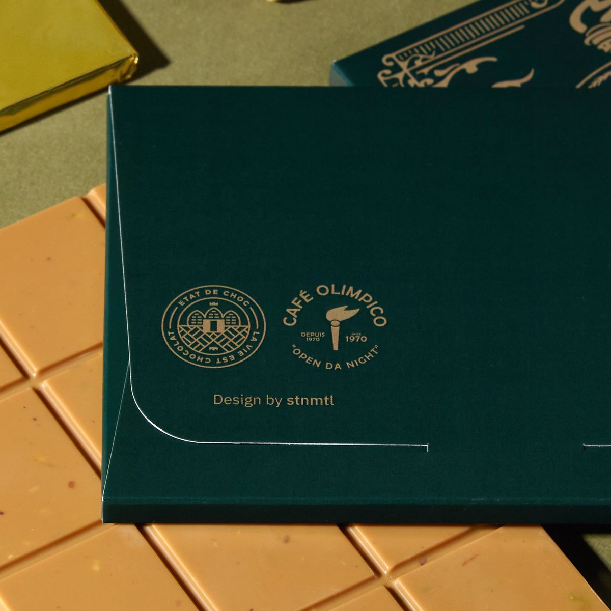 stnmtl - Crafting Heritage Packaging Design For Café Olimpico & État De Choc’s Italian Chocolate By Stnmtl worldbranddesign.com/crafting-herit… . #branding #brandidentity #branddesign #graphicdesign #illustration #typography #packagingdesign #worldbranddesign #worldbranddesignsociety