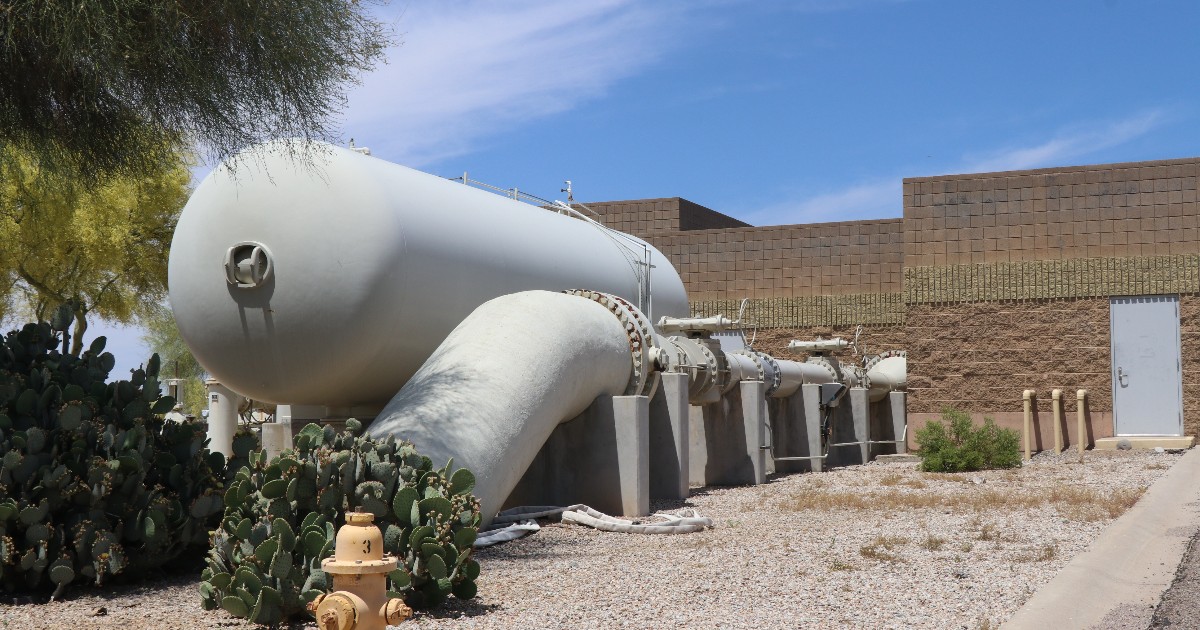 The rehabilitation of the Cave Creek Water Reclamation Plant is one example of how @CityofPhoenixAZ strategically invests in long-term #infrastructure. The plant will be equipped with technology to one day support Advanced Water Purification. #NationalInfrastructureWeek #AWP