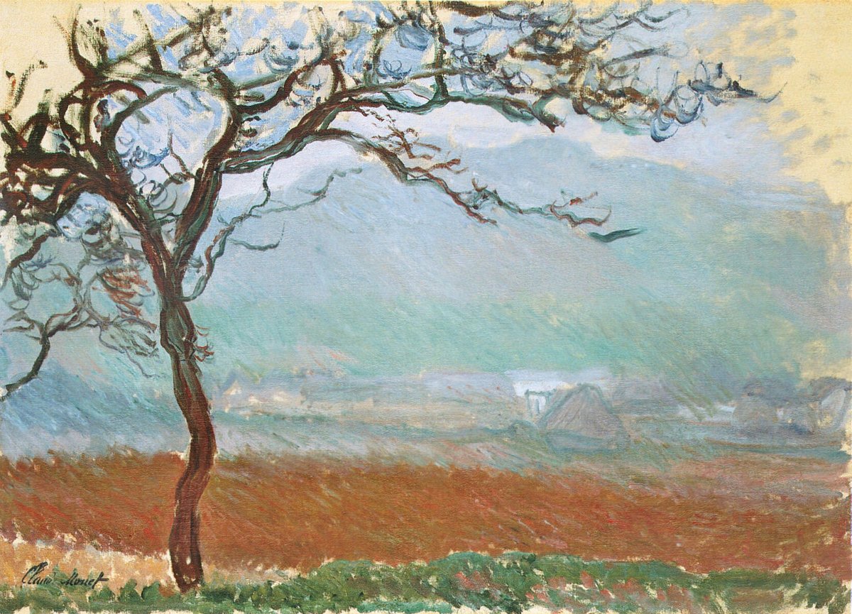 Landscape at Giverny, 1887 linktr.ee/monet_artbot