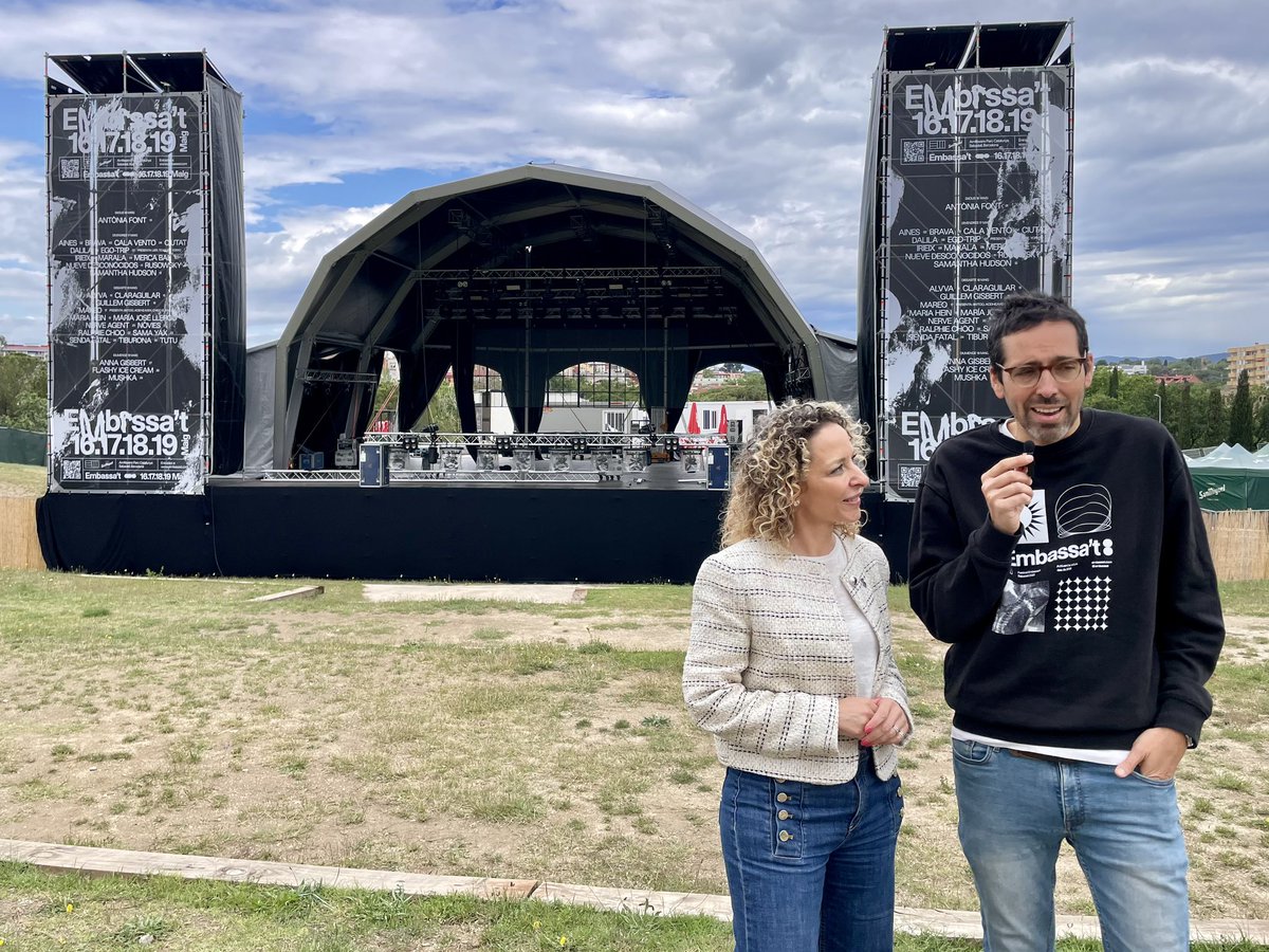 Ja tenim a punt el Festival Embassa’t d’aquest cap de setmana. La regidora de Turisme @katiabotta1 ha animat a tothom a gaudir dels diferents concerts. Un esdeveniment cultural que torna a posar a Sabadell en el punt de mira de l’actualitat musical. Sabadell capital de la música.