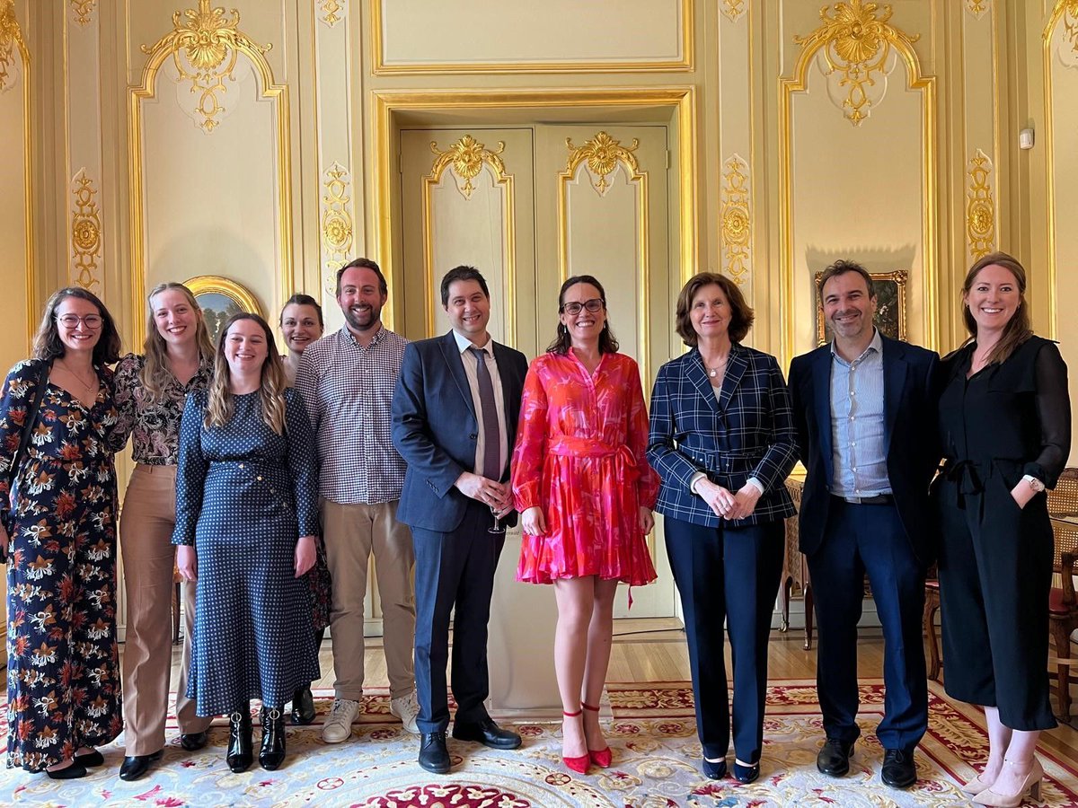 🙏Mrs <a href="/AmbDuchene/">Hélène Duchêne</a>, French Ambassador to the UK, kindly invited key tourism partners on the occasion of our Director Gwénaëlle Delos’ farewell reception yesterday. We warmly thank her for her hospitality and for this special celebration of 25yrs of passion and promotion of #France