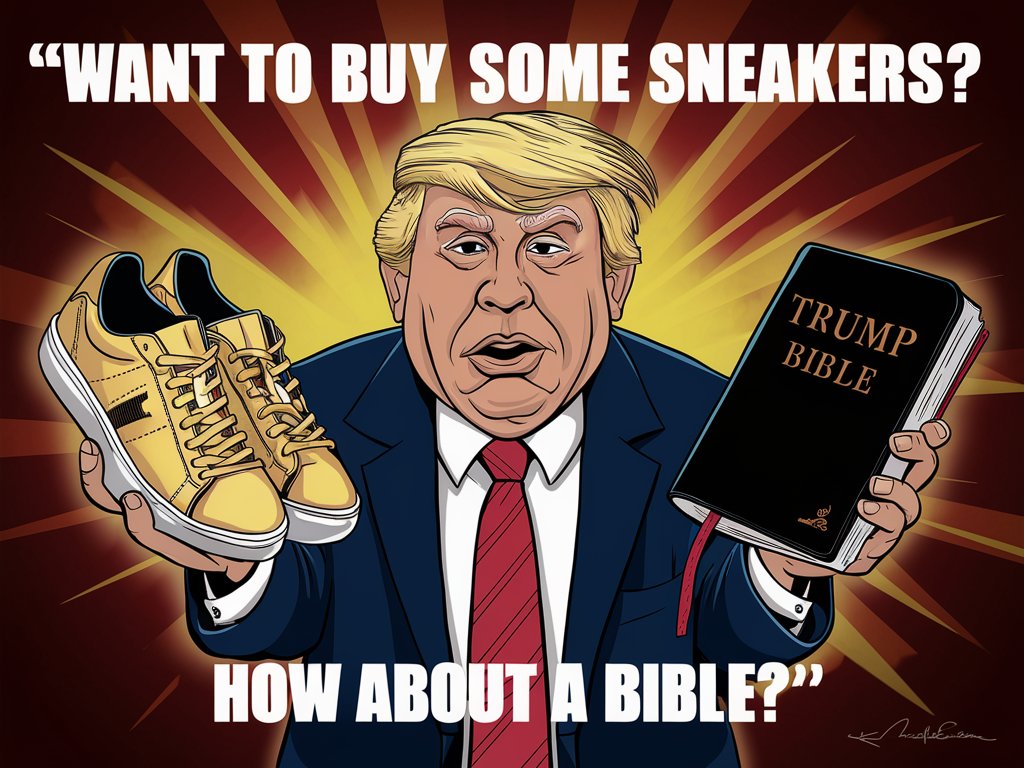 @RpsAgainstTrump Perhaps the GOP 'yes-man for a day' could set up a little table like a lemonade stand outside the courthouse where they can sell Trump sneakers and Trump Bibles.