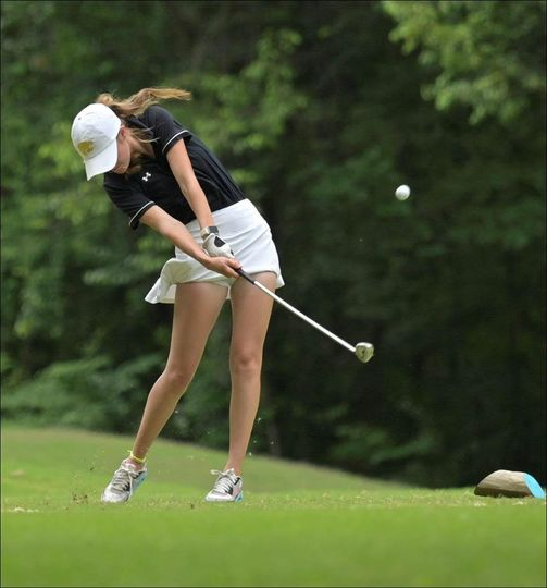 AHSAA Female Athlete of the Week presented by Drive Safe Alabama - Buckle up every trip, every seat! Polly Kate McCrackin of Hayden earned low medalist in the Class 4A/5A girls’ competition (AHSAA PHOTO | David Holtsford)