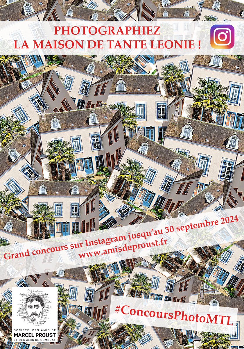 À l’occasion de la réouverture de la Maison de Tante Léonie - Musée Marcel Proust, les @AmisDeProust organisent un grand concours de photos sur #Instagram Pour participer : postez avant le 30/09 votre photo de la Maison, avec le mot-dièse #ConcoursPhotoMTL amisdeproust.fr/fr/concours/in…