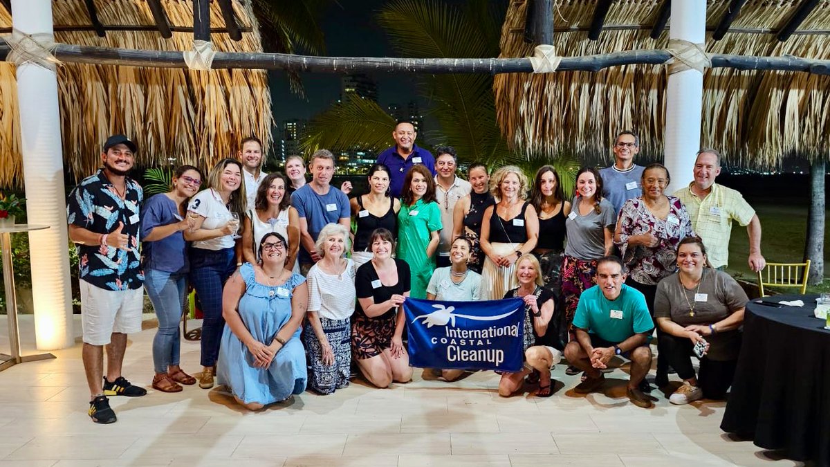 Inspiring evening reconnecting with <a href="/OurOcean/">Ocean Conservancy</a>’s National Cleanup Partners from across Latin America.

More than 300 years of cumulative marine debris expertise in this amazing group. #internationalcoastalcleanup
