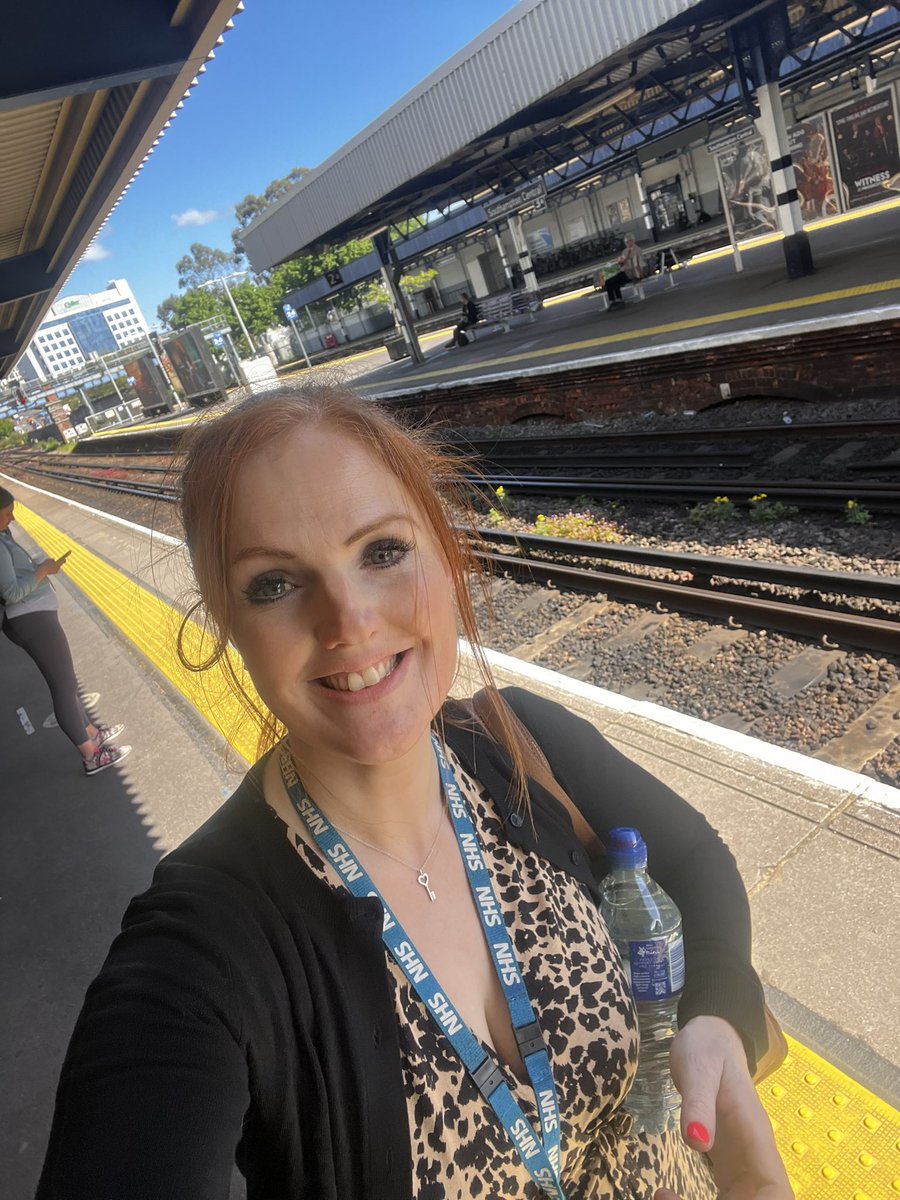 My face at the start of my journey - it  isn't so smiley now.  The travel times were always going to be tight   - but train delays at Basingstoke mean that I might not make it 😒 please pray to the train gods - wish I had brought my running shoes!  #fnf #traindelays