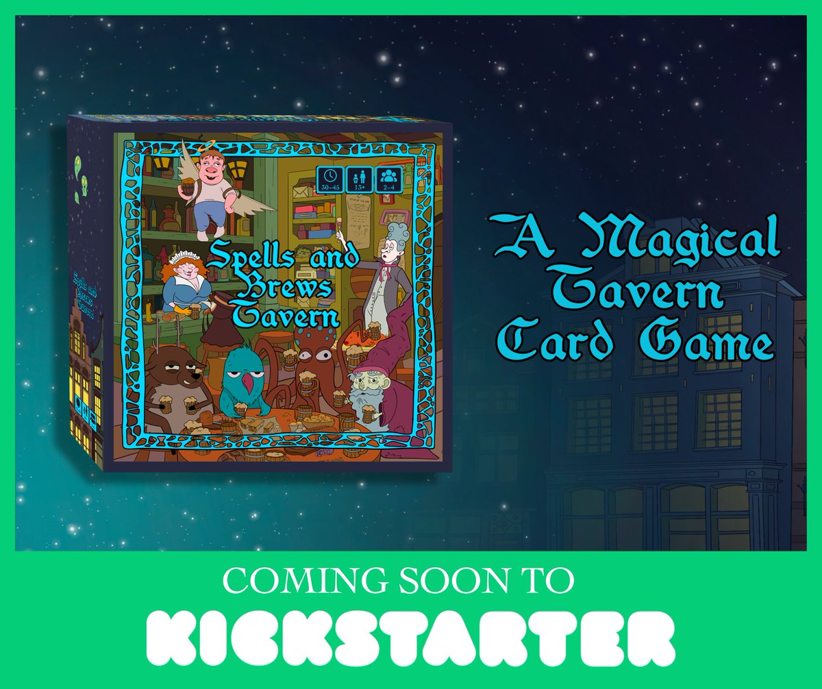 Hello, Future Tavern Owners! Our Kickstarter pre-launch page is now live! 🍻

We need your support! ❤️‍🔥 Take a moment to check out the link kck.st/3K4eqf0
and hit 'Notify me on launch'. Thank you! ☺️ 

#boardgameaddict #boardgamegeek #kickstartercampaign #kickstarter