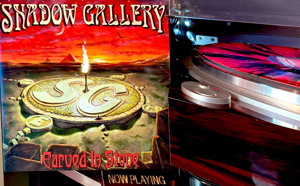 Now spinning at Skylab: Shadow Gallery - Carved In Stone #NowPlaying #ShadowGallery #Vinyl