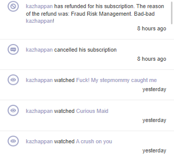 So you must be the that broke and be that piece of shit to subscribe to my site watch alllllll my content