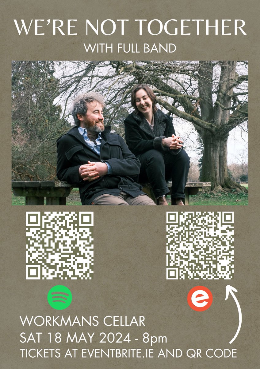 We're very much looking forward to our gig this Saturday!
We will be celebrating the launch of our new single 'Miles Away', with a full band of excellent musicians. 
Tix in bio!
#livemusicdublin #dublin #dublinmusic #irishfolk #irishfolkmusic #livemusicireland