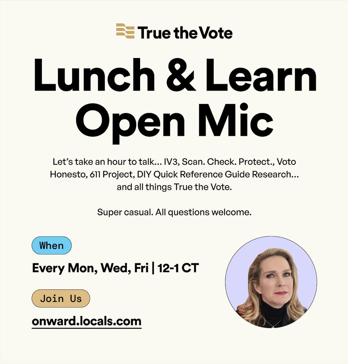 Wed Lunch and Learn - LIVE NOW! Come join us! Open Mic Q&A onward.locals.com/post/5637505/w…