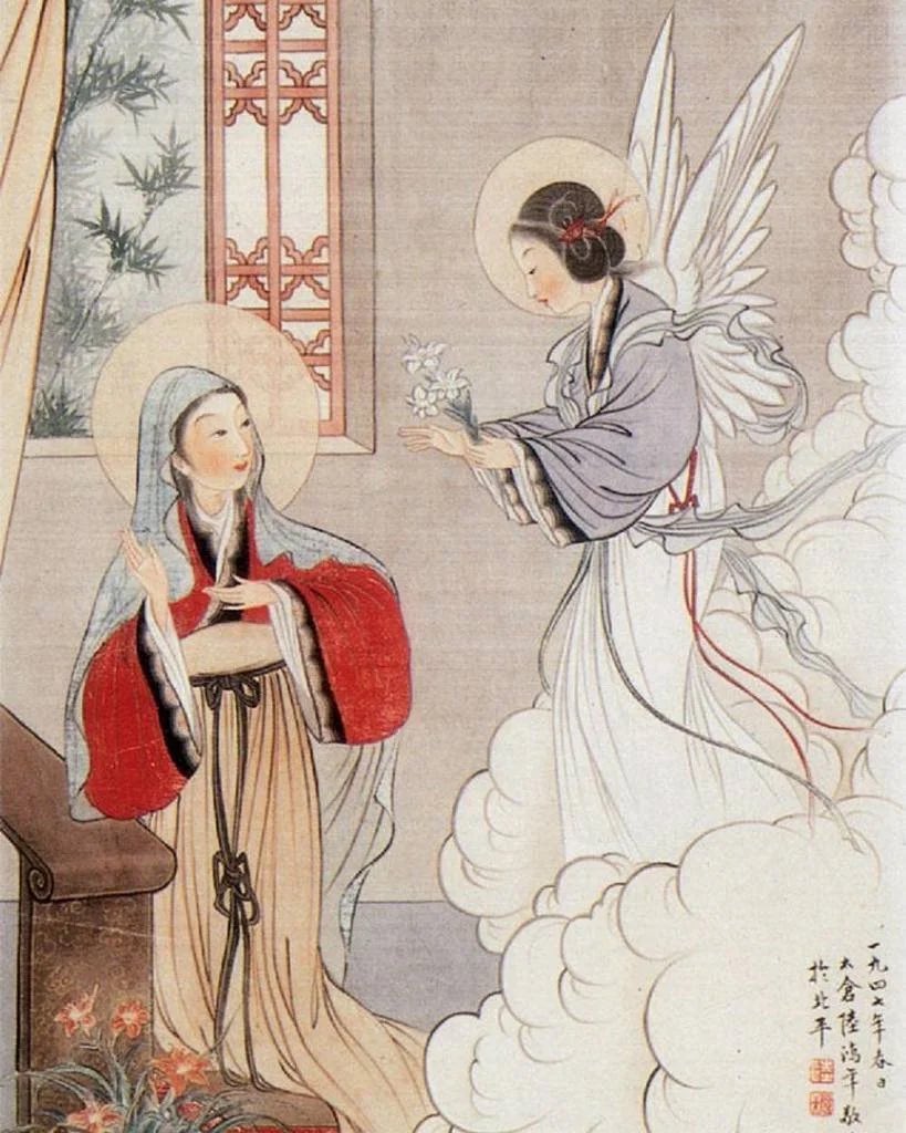 japanese depictions of mother mary