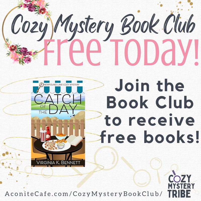 Check your email! The next read is ready for you to download!
Join us as we read Catch of the Day, discussion will be on 5/31/24!
Not Signed up? aconitecafe.com/cozymysteryboo…

#CozyMysteryBookClub #VirginiaKBennett #CozyMystery #BookClub
