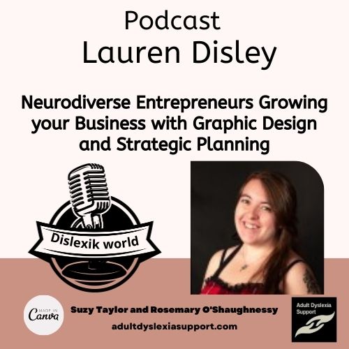 Podcast Dislexik world open.spotify.com/episode/3Ymq0i… @dyslexicsuzy and I were delighted to chat with Lauren Disley about how she supports neurodiverse business owners to grow their businesses. @thelscreatives #podcast #DyslexicEntrepreneur #DyslexiaInBusiness #DyslexicBusinessOwners