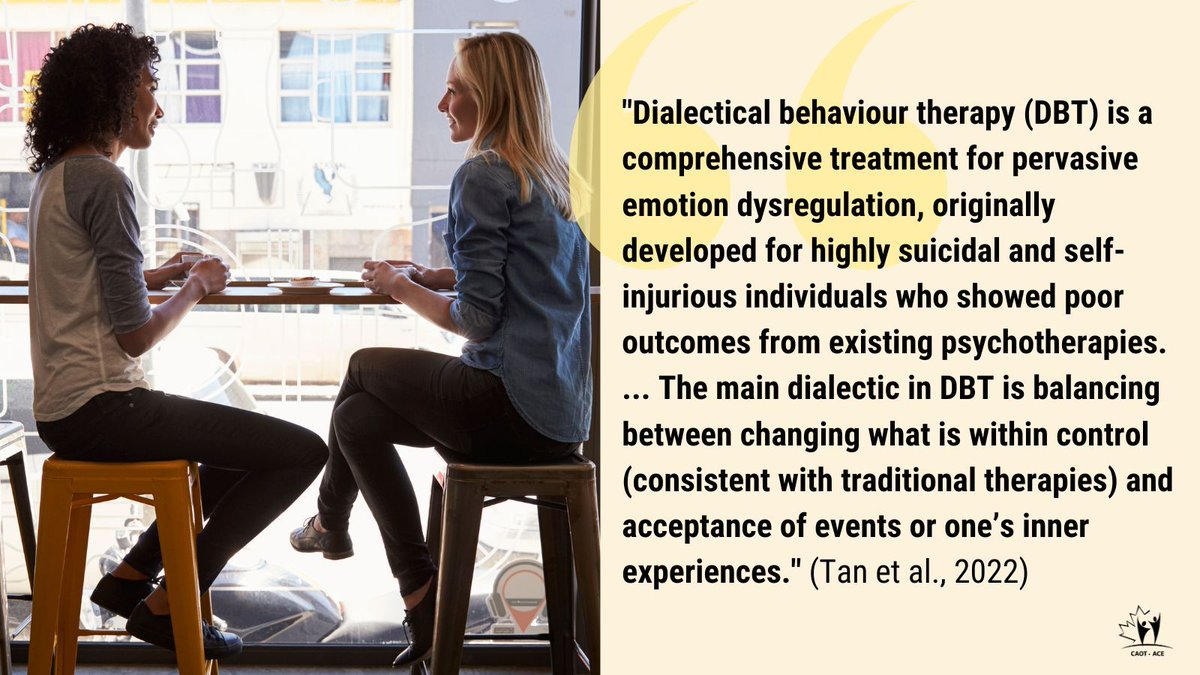 Dialectical behaviour therapy: An introduction for occupational therapists- buff.ly/3UPH7SY #OT365 #DBT