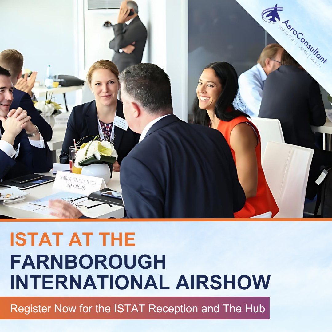 Kick off the Farnborough International Airshow in style at the ISTAT Reception, held at the JW Marriott Grosvenor House London. As a valued ISTAT member, this complimentary event is just one of the many benefits you receive. Space is limited, so secure your spot now.