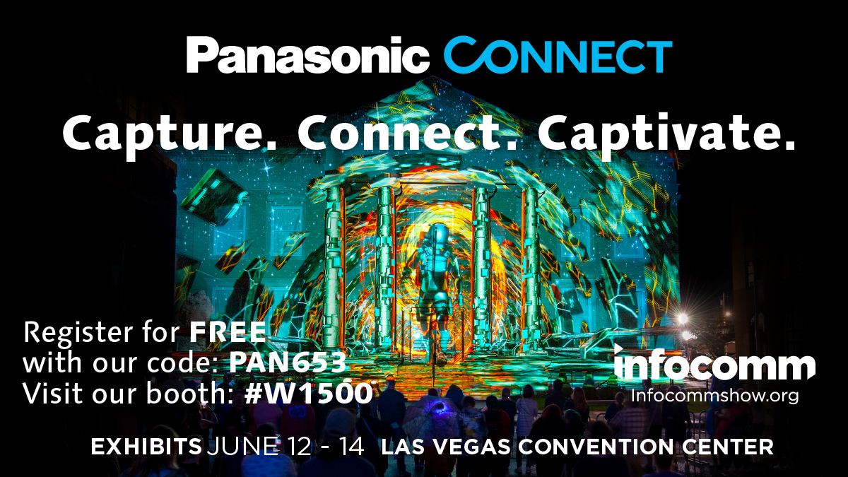 📢 Save the dates June 12-14 and gear up to meet us at #InfoComm24 at the Las Vegas Convention Center. Grab your free VIP pass using the code PAN653 at checkout. Looking forward to seeing you! bit.ly/4aoHgT0