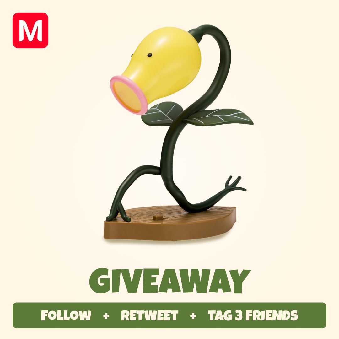 🌱 GIVEAWAY 🌱 
Pokémon Concierge Bellsprout LED Light
🛑buff.ly/3QKD87W
How To Enter 
- Follow us
- Retweet this post
- Tag 3 friends

For more info: 
🛑buff.ly/3UZKNla 
#GIVEAWAY #Pokemon #Bellsprout