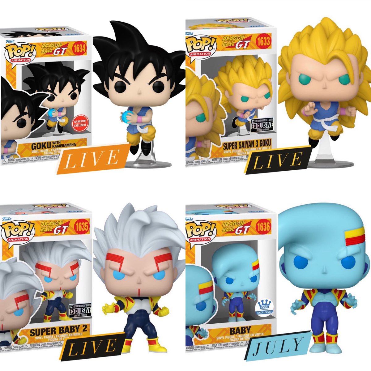 Who’s your pick of today’s GT exclusives? Don’t worry SSJ4 is coming 😜
EE ~ fnkpp.com/Drop
GS ~ bit.ly/4dEAkmC
#Ad #DBGT #DragonBallGT #FPN #FunkoPOPNews #Funko #POP #POPVinyl #FunkoPOP #FunkoSoda