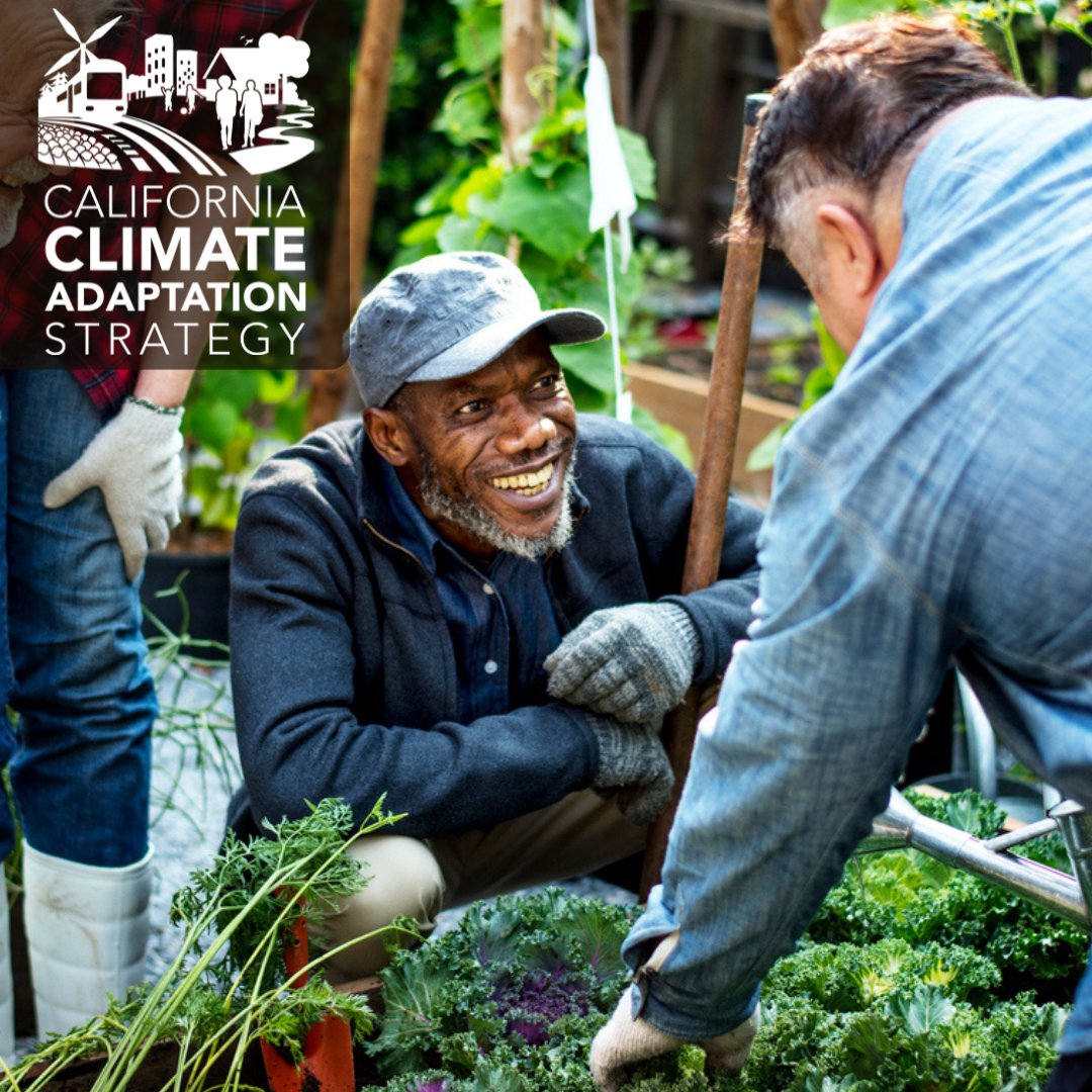 📢State agencies are seeking YOUR feedback on the 2024 Climate Adaptation Strategy. AB 1384 paves the way for a resilient tomorrow, but your input is key! Learn more here: lnks.gd/2/2vZrJ8P and share your input at: resources.ca.gov/Initiatives/Bu… #ClimateAction #PublicComment