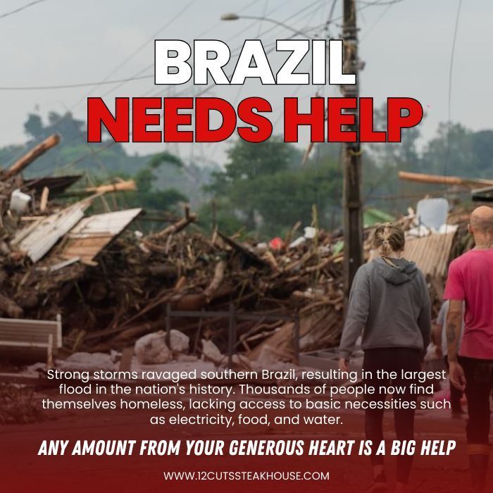 Devastating floods hit Brazil. Our owner, Alda, is mobilizing support to help people in need. Donate today to make a direct impact! buff.ly/3JRGq5o #BrazilFloods #DonateNow #DallasTexas #HelpBrazil #BrazilFlood #DonationsNeeded #DonationsWelcome #DallasBrazilian