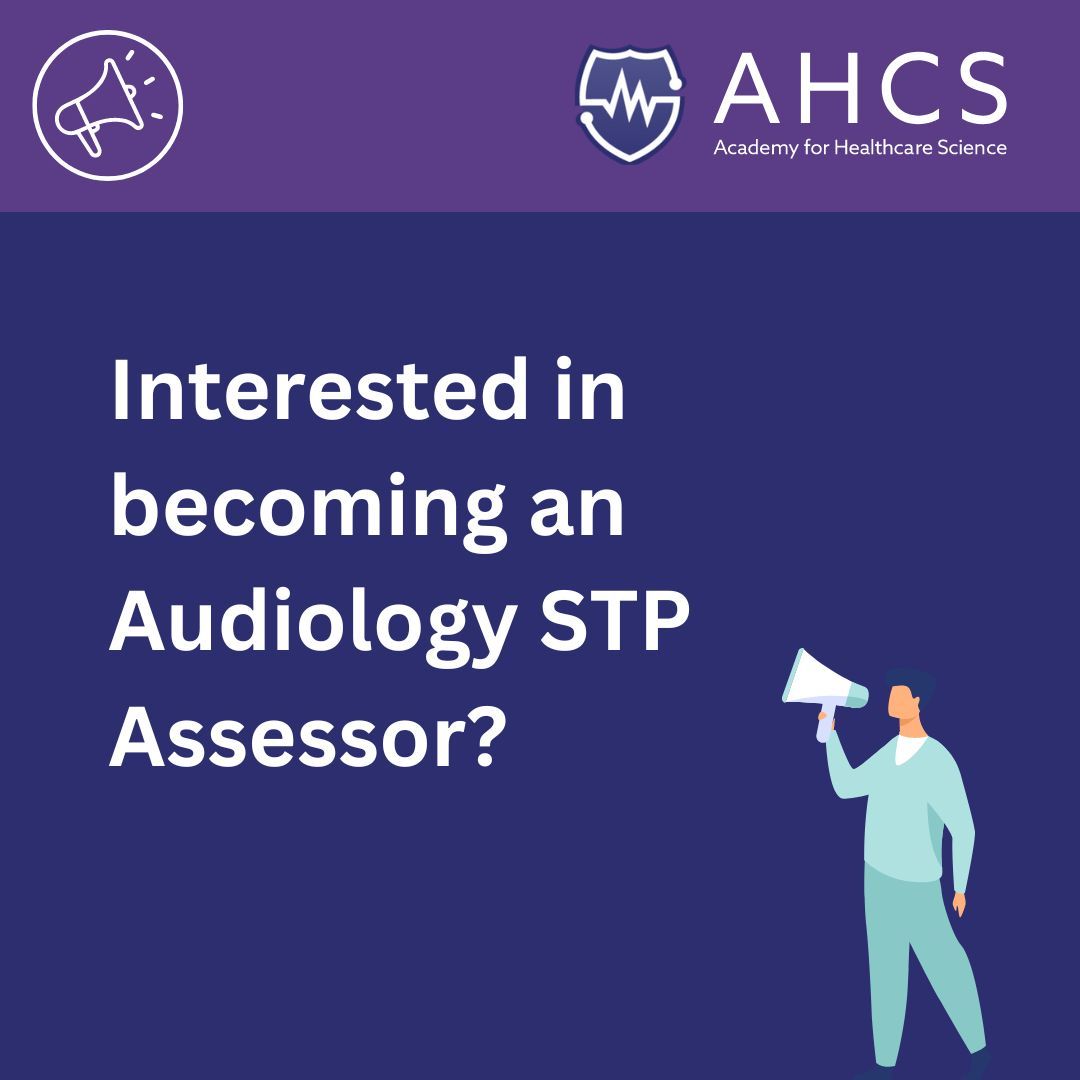 Interested in becoming an Audiology STP assessor? 

Working as an assessor is rewarding and can be used as career development and is great to add as a CPD activity! 

Click below to find out more and apply 👇 

buff.ly/4bi7RSh 

#AHCS #Assessors #STP