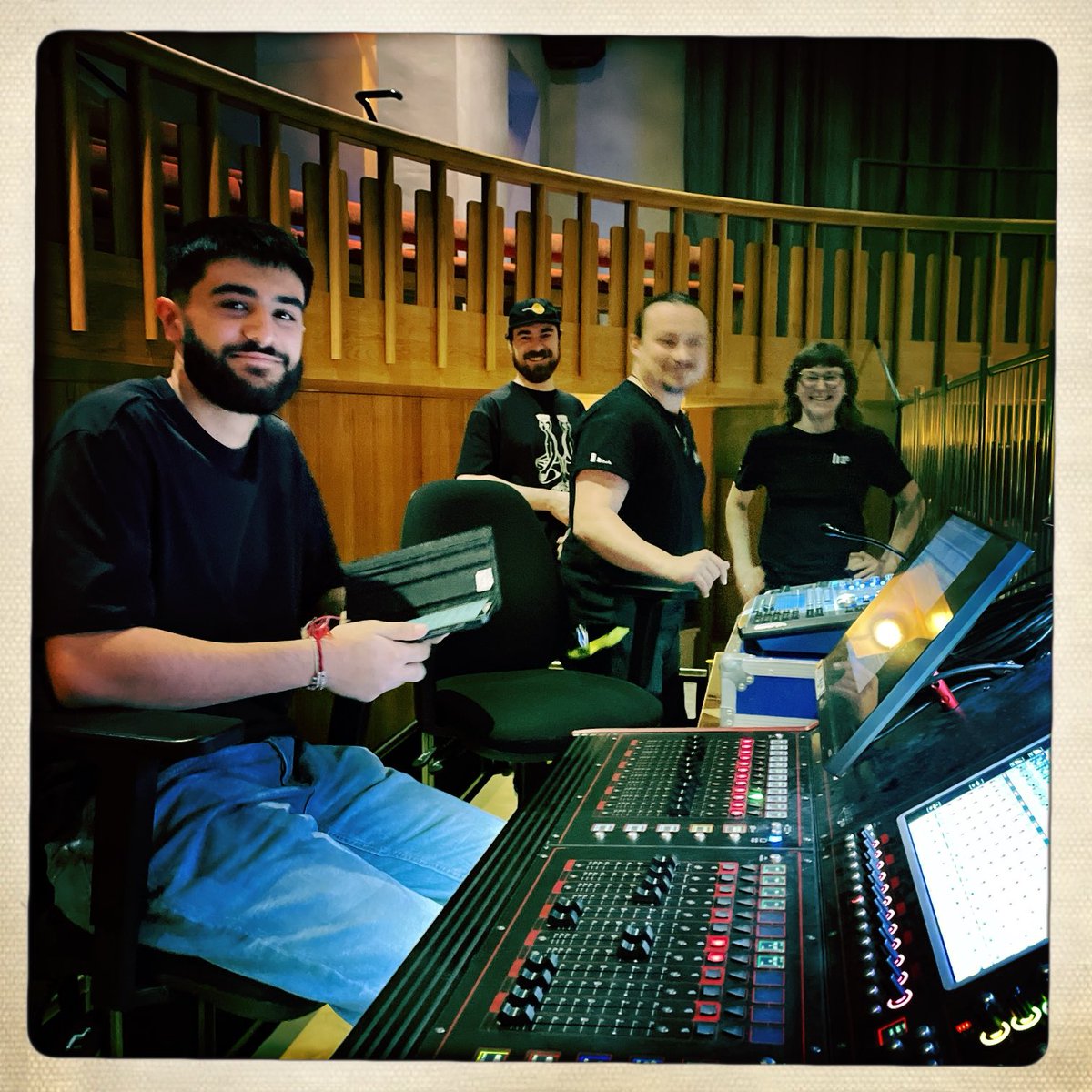 Ruth Wall (@ruthwallharp) on Twitter photo <a href="/graham_fitkin/">Graham Fitkin</a> and I are playing <a href="/Opera_North/">Opera North</a> Howard Assembly Rooms tonight … what a fab team. Our sound man @Charlierickitt centre stage. #harpland #fitkinwall <a href="/graham_fitkin/">Graham Fitkin</a> and I are playing <a href="/Opera_North/">Opera North</a> Howard Assembly Rooms tonight … what a fab team. Our sound man @Charlierickitt centre stage. #harpland #fitkinwall 