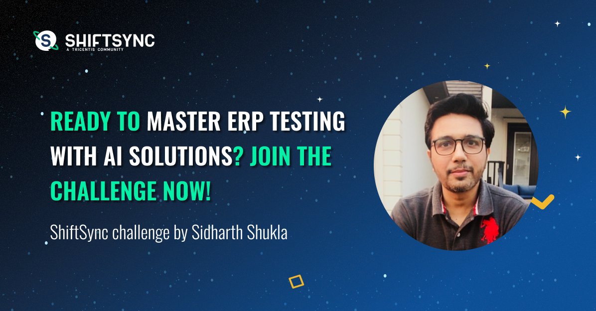 Are you ready to revolutionize #ERP testing with #AI? 🤖

ERP systems are powerful but complex beasts, posing 🦾 challenges, but fear not! Your 🚀 mission, should you choose to accept it, is to craft an AI-based solution to tackle hurdles head-on: bit.ly/4ajYKyL