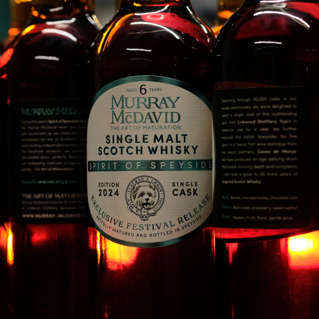 This years #SpiritofSpeyside Exclusive Release went down a storm! 

Let's raise a glass to 30 more years of #InspiredScotchWhisky 🥃

#MurrayMcDavid #ArtofMaturation #WhiskyFestival #Whisky #ScotchWhisky #Linkwood #LinkwoodDistillery #Dram #SOSWF #SOS25 #DRAM24