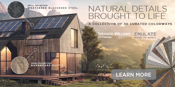 Designed to simulate wood, metal and stone, Emulate™ offers unique design solutions that mimic nature down to the smallest detail:

industrial.sherwin-williams.com/na/us/en/coil-…

#SherwinWilliams #MetalCoffeeShop