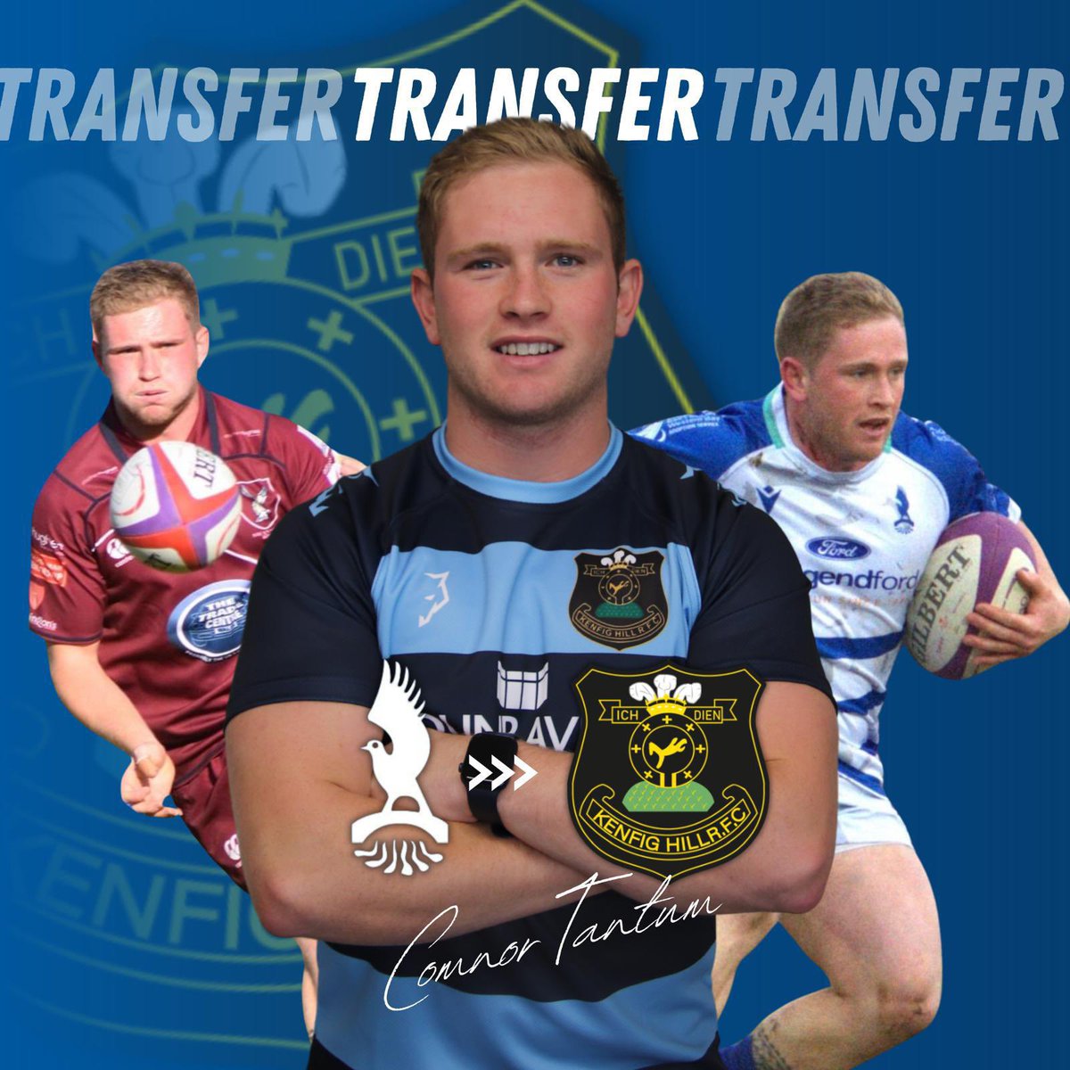 Transfer Announcement. We are delighted to announce the signing of @connor_tantum who is coming home to The Mules after playing numerous seasons for both @SwanseaRFC and @bridgendravens Class Player 👏👏 #HalaMules