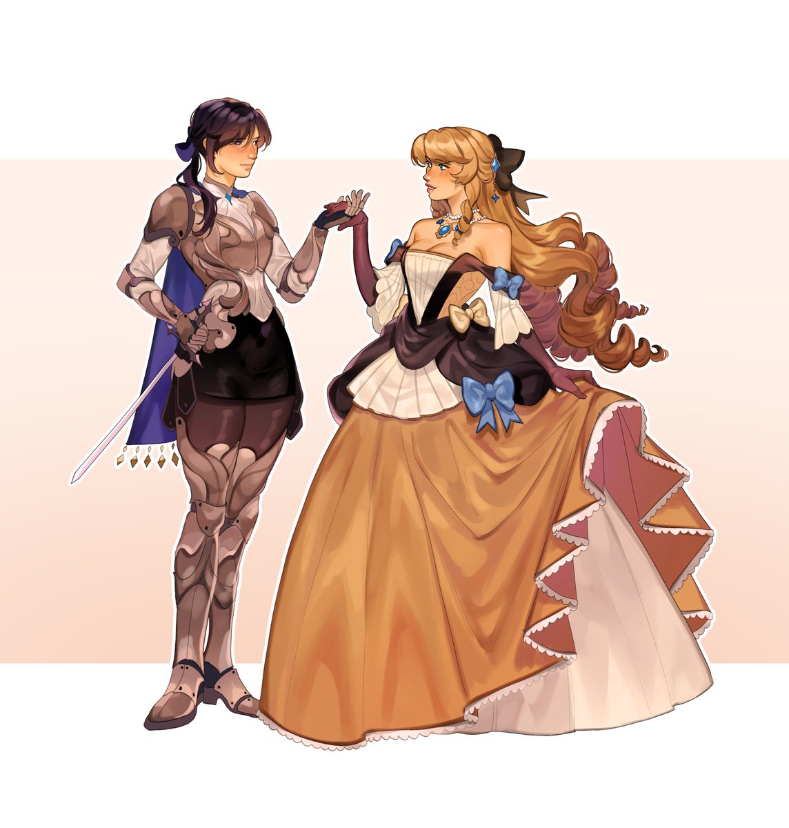 inebyoonei's tweet photo. The princess and her most loyal knight #clorivia https://t.co/UXn3gKXDU6