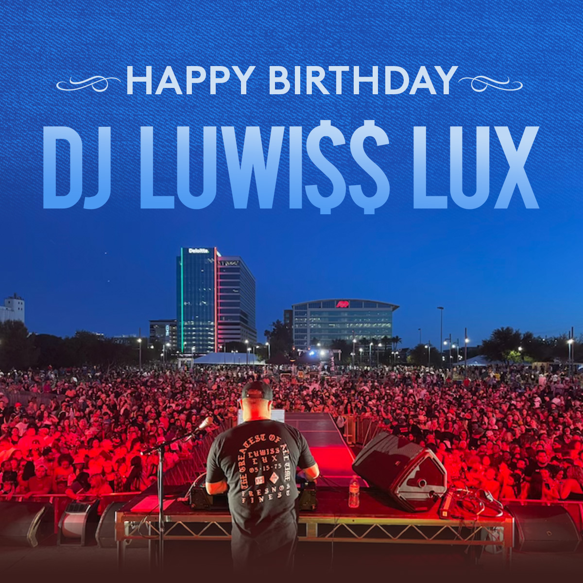 Happy Birthday to a member of our Activated family and the guy that keeps our festivals rocking in between sets! @luwisslux thank you for all you do! #KeepThePartyGoing 🥳