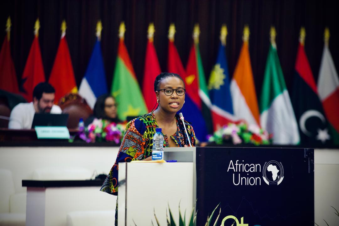 AU_ETTIM's tweet photo. “The AU Fashion Industry Development strategy is designed to stimulate the immediate acceleration of investment in fashion value chains for African fashion Entrepreneurs.” @NkosiBulelwa @AU_ETTIM #STCTTIM #Malabo🇬🇶 https://t.co/sSSaNX6dza